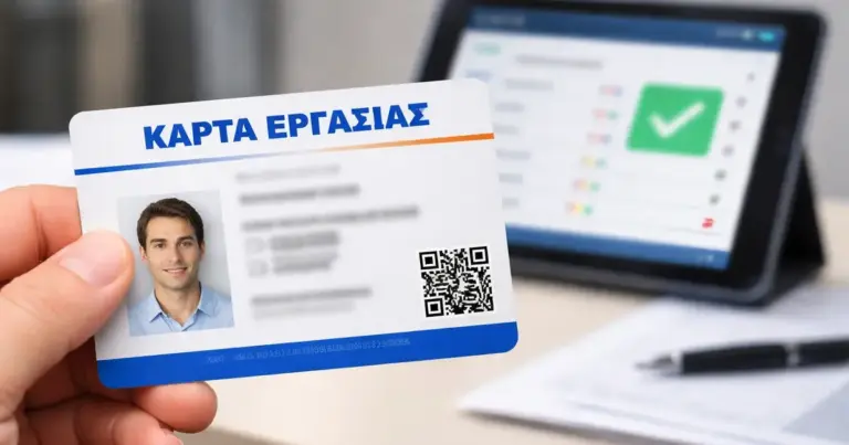 Η ψηφιακή κάρτα εργασίας είναι ένα σύστημα που καταγράφει σε πραγματικό χρόνο την έναρξη και τη λήξη του ωραρίου εργασίας, διασφαλίζοντας ότι ο εργαζόμενος αμείβεται για τον χρόνο που πραγματικά αφιερώνει στην επιχείρηση. Η πληροφορία διαβιβάζεται αυτόματα στο σύστημα ΕΡΓΑΝΗ ΙΙ.