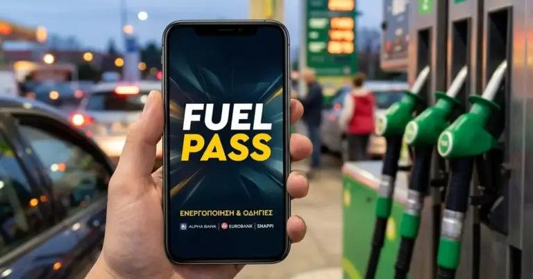 Η αύλη ψηφιακή κάρτα για το Fuel Pass μπορεί να εκδοθεί μέσω της Alpha Bank, της Eurobank & της Snappi. Το μεγαλύτερο ερώτημα όμως παραμένει: «Μπορώ να διαλέξω την Alpha Bank ή τη Snappi αν δεν έχω λογαριασμό εκεί;» Η απάντηση είναι ΝΑΙ. Δεν χρειάζεται να είστε υφιστάμενος πελάτης, ούτε να ανοίξετε τραπεζικό λογαριασμό. Η άυλη κάρτα εκδίδεται αποκλειστικά για το Fuel Pass και «φορτώνεται» απευθείας στο κινητό σας.